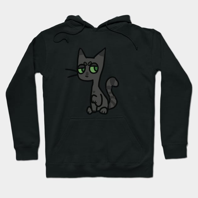 Gray Cat Hoodie by BeCreativeHere